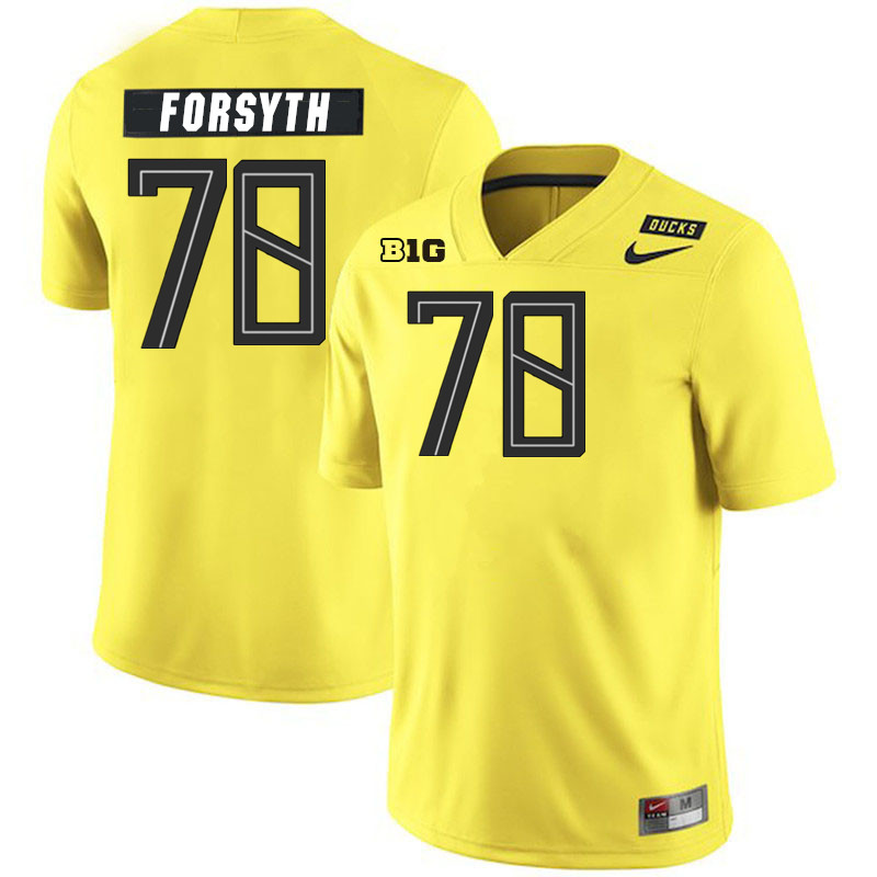 Alex Forsyth Oregon Jersey,Oregon Ducks Football Uniforms Youth-Alternate Yellow